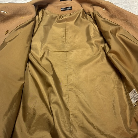 Brooks Brothers Cashmere Vintage Coat -above the knee length. Sz XL - Picture 8 of 16